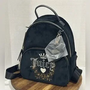 Juicy Couture | Bags | Juicy Couture Black Liquorice Velour 